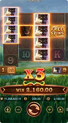 Buffalo Win · Pemeriksaan saldo, penyesuaian nominal taruhan, dan status pengganda.
